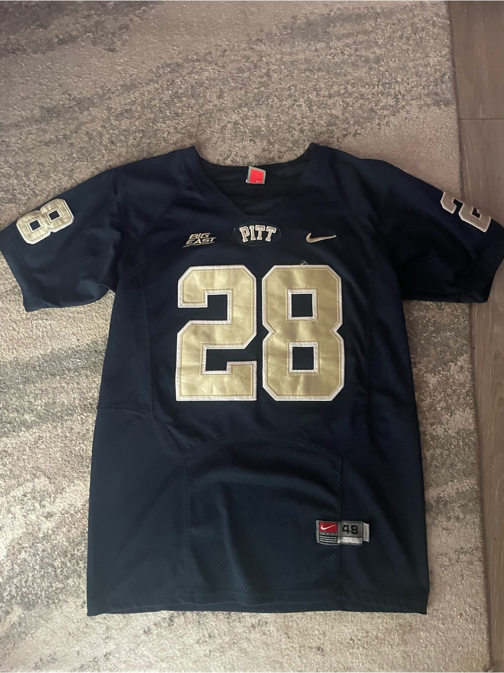 Nike University of Pittsburgh Pitt Panthers Retro Dion Lewis #28 Football Jersey